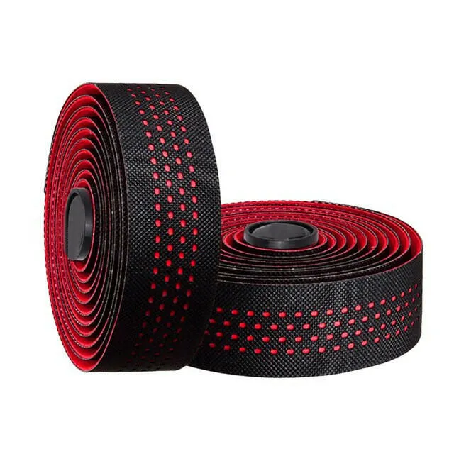 1 pair Road Bike Tape PU EVA Bicycle Handlebar Tapes Ventilation Woave Leather Bicycle Accessories Road Bike Bar Tape Handlebar