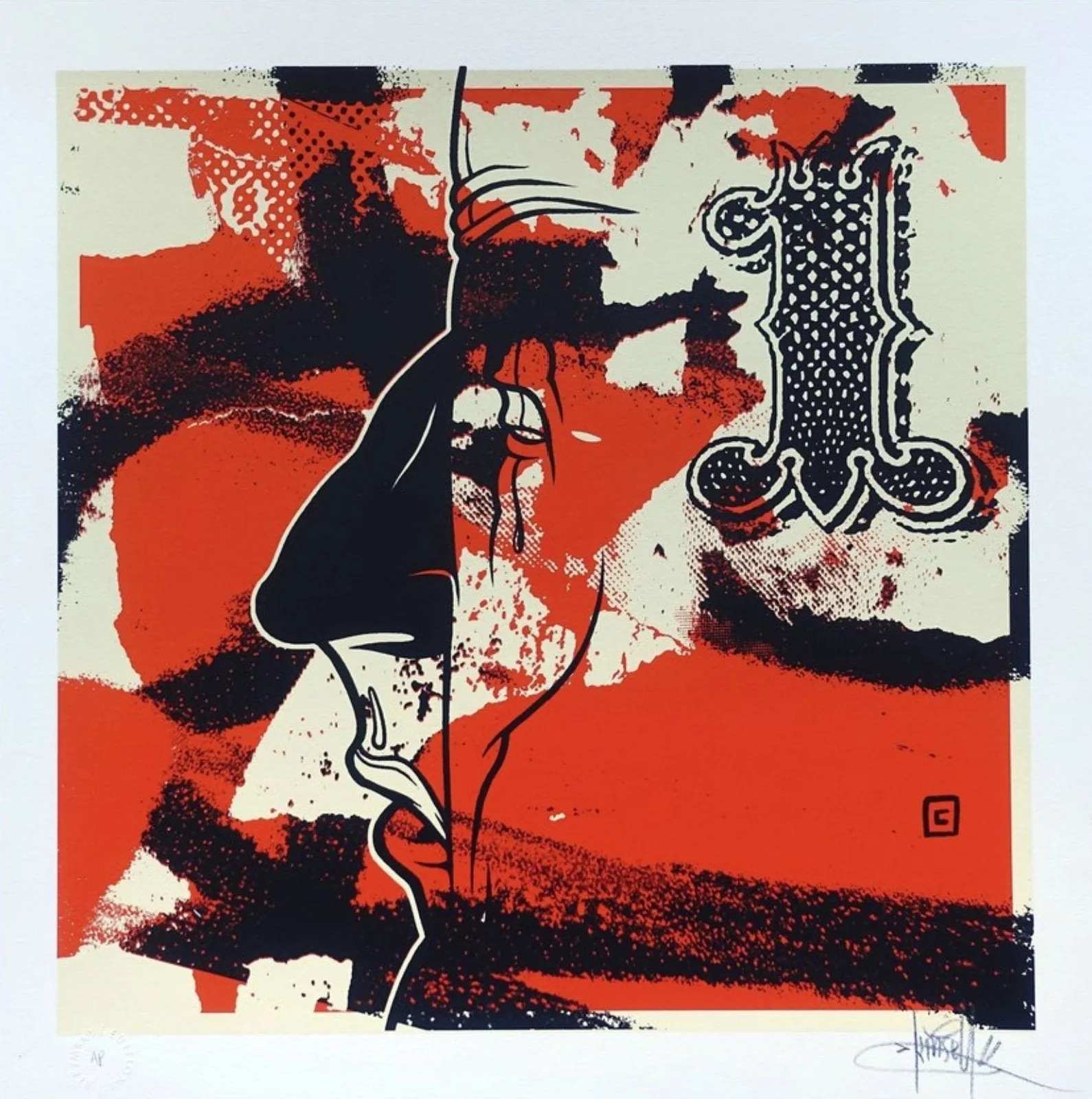 12 Inch Series II 1 AP Silkscreen by Dave Kinsey