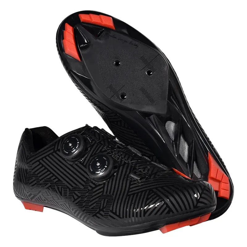 1213 New Cycling Outdoor Anti-skid Bicycle Brake Carbon Fiber Cleats Road Bike Locck Shoes