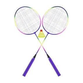 3 Piece Multicoloured Badminton Racquet Set