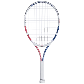 Babolat Drive Junior 24 Tennis Racket White Pink Blue