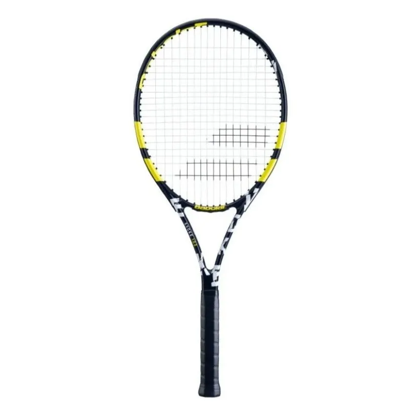 Babolat Evoke 102 Grip (2) Strung 270gm Black Yellow Tennis Racket