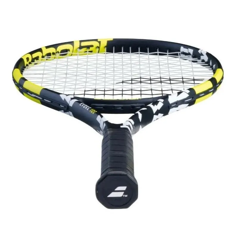 Babolat Evoke 102 Grip (2) Strung 270gm Black Yellow Tennis Racket