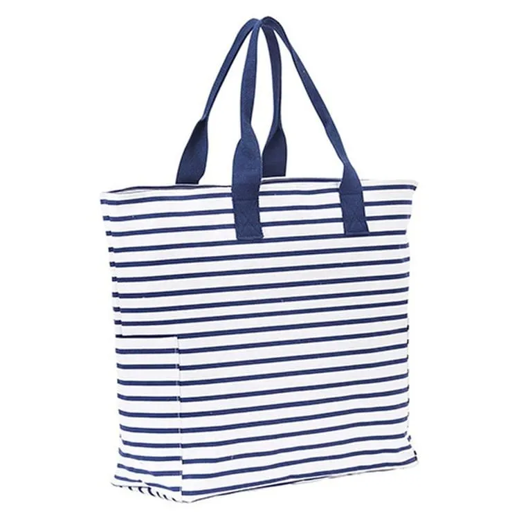 Bateau Stripe Carryall Tote