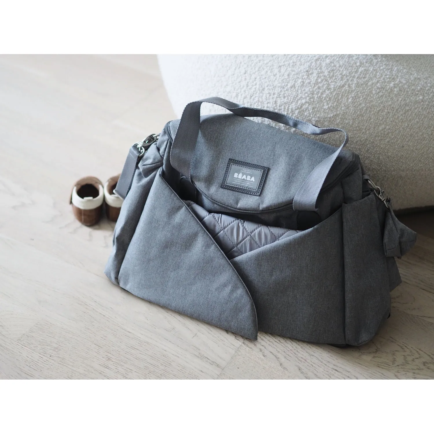 Beaba Sydney II Nappy Bag - Heather Grey