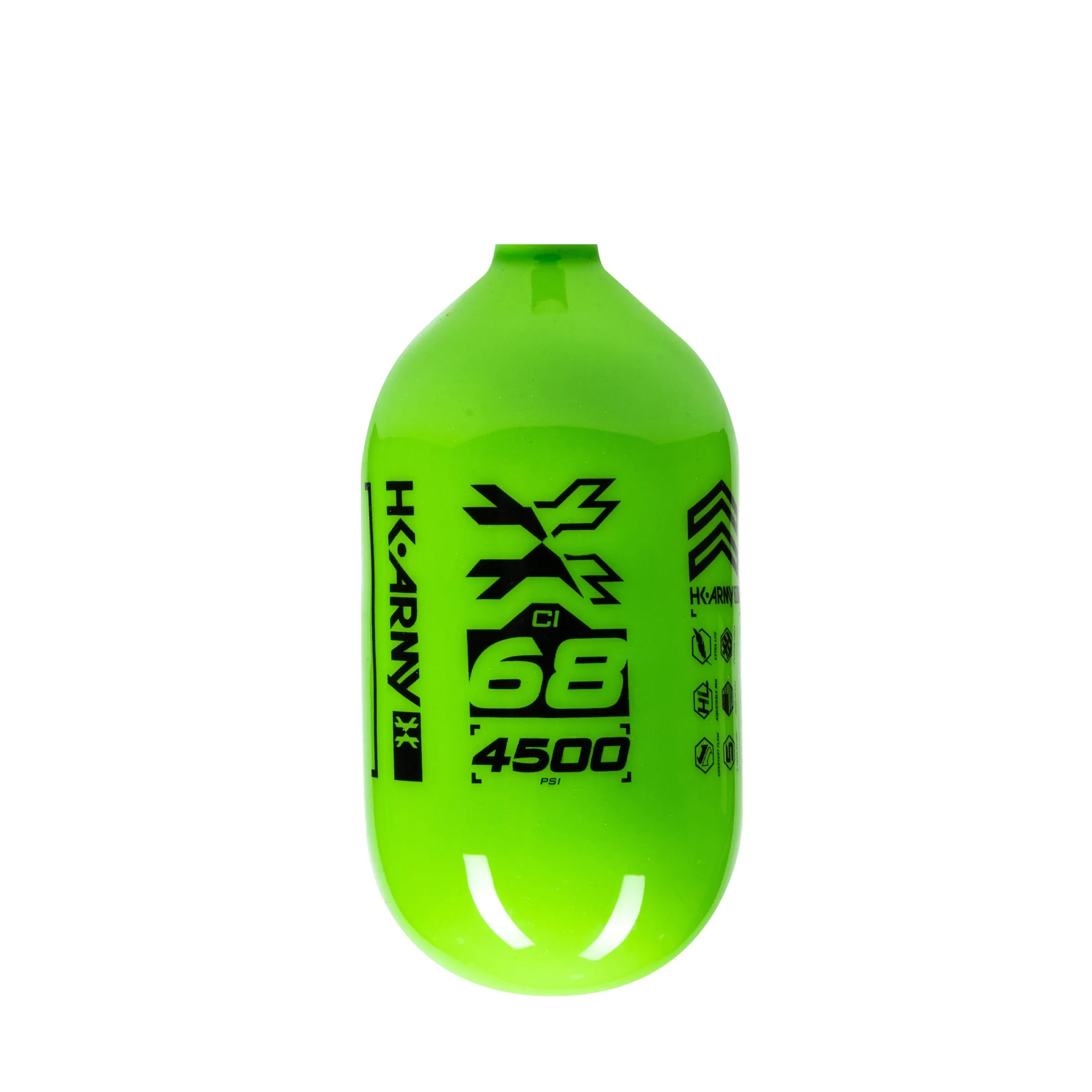 Bottle Only - Rush 68ci - Neon Green/Black