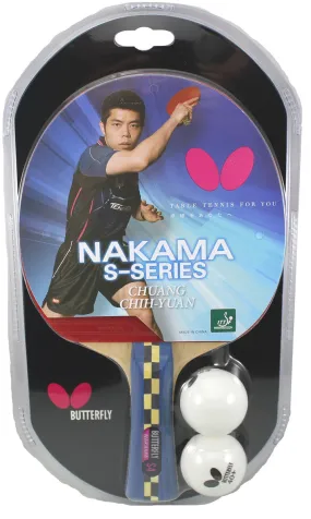 Butterfly Shakehand Nakama S-4 Racket