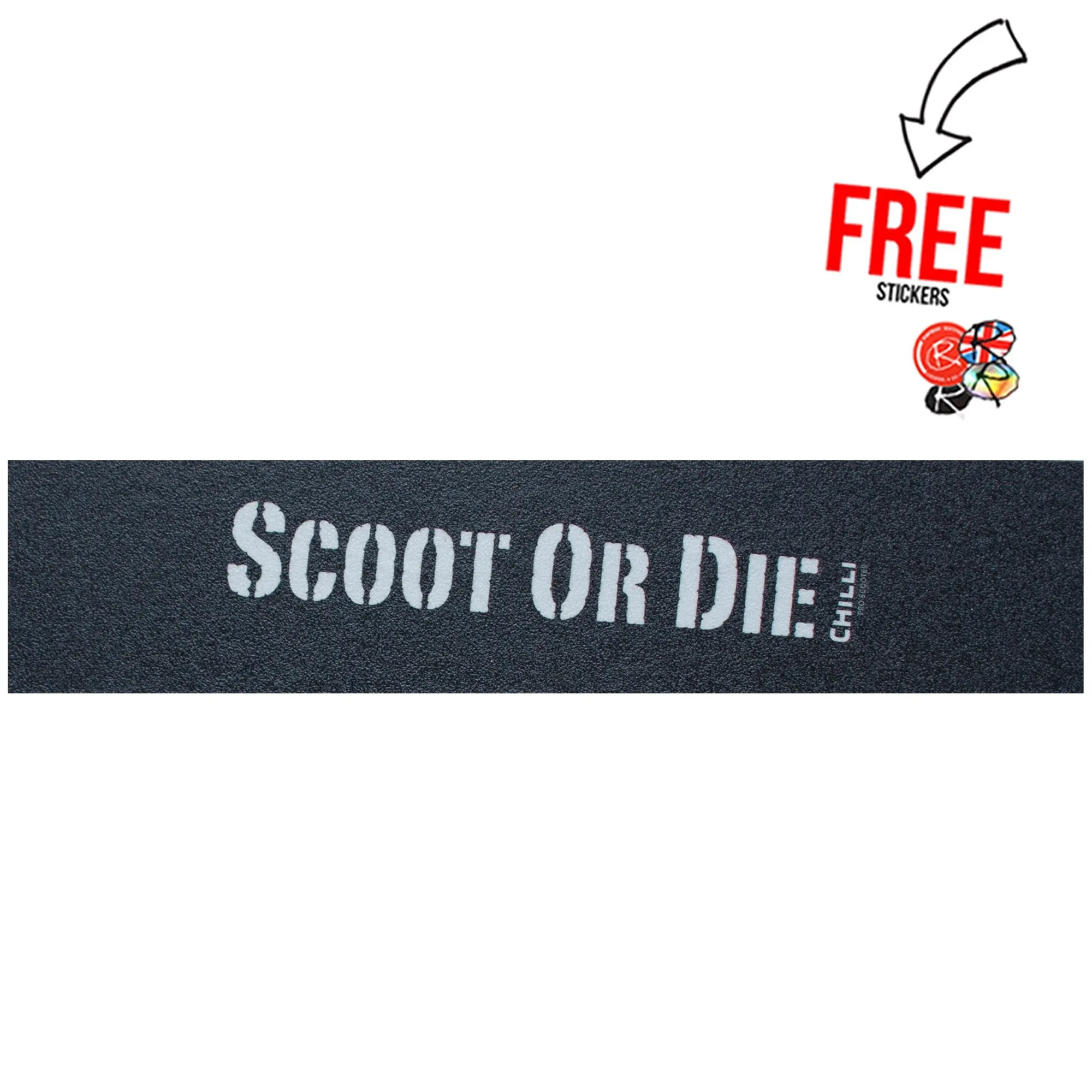 Chilli Pro Scooters Scoot Or Die Stunt Scooter Griptape