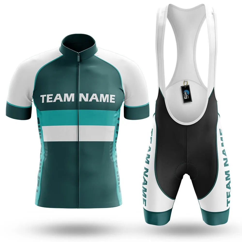 Custom Team Name M2 Green - Men's Cycling Kit