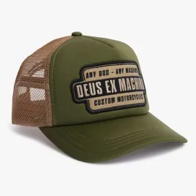 Deus Grip Tape Trucker - Olive Combo