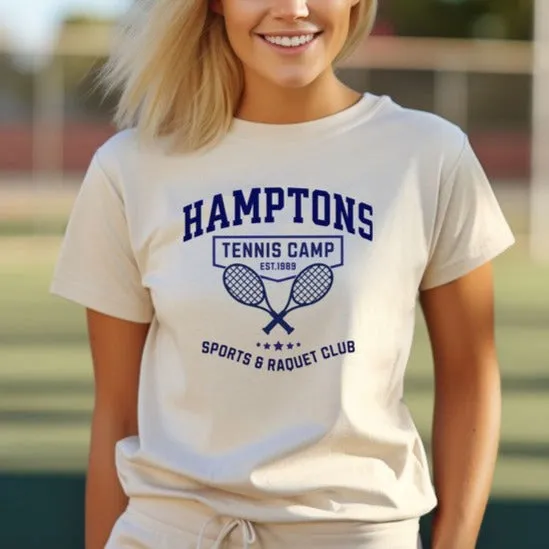 Hamptons Tennis Club Est 1989 Graphic Tee