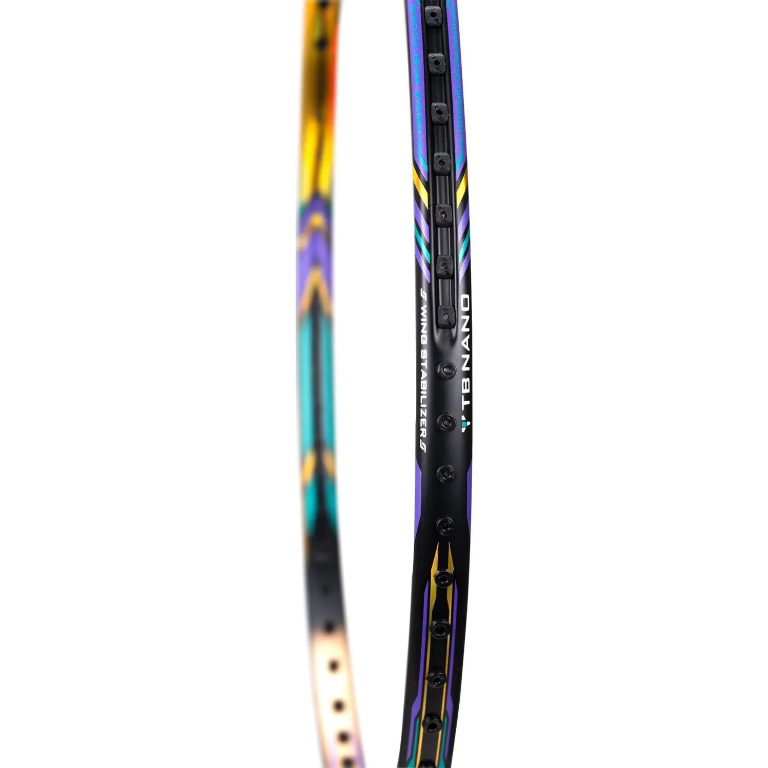 Li-Ning Aeronaut 9000I Unstrung Badminton Racquet, G6 - Black/Gold/Purple