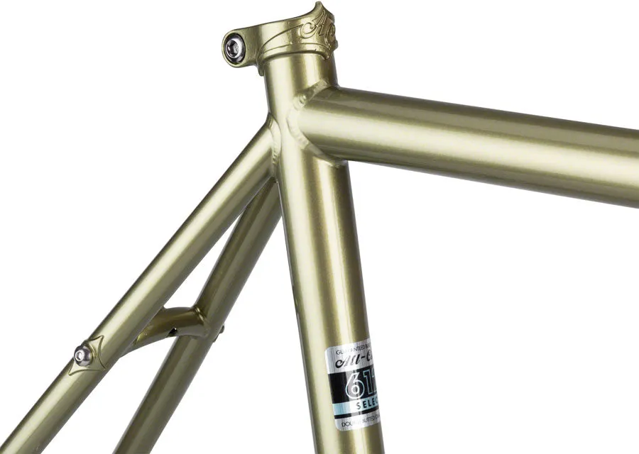 NEW All-City Super Professional Frameset - Flash Basil City Frame