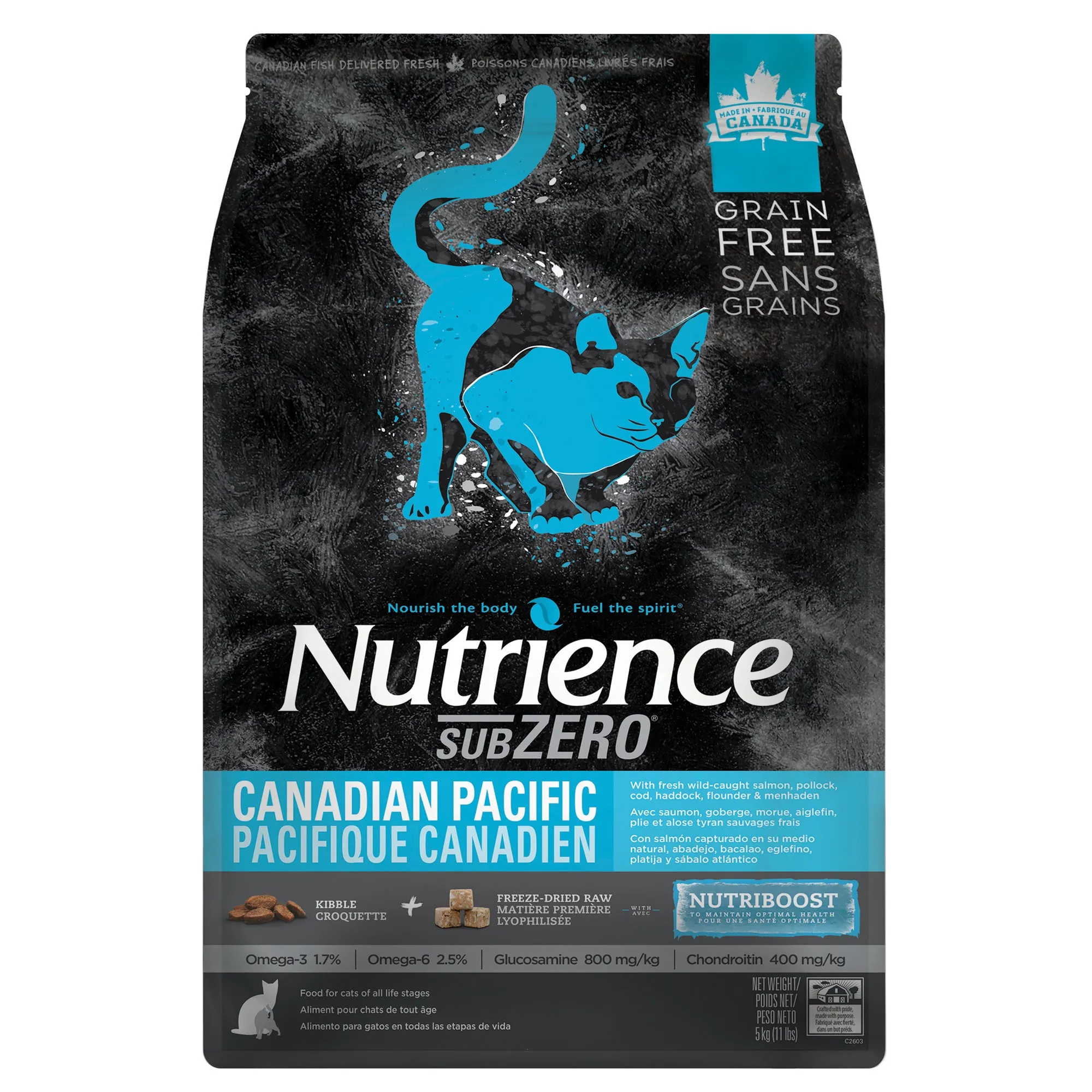 Nutrience SubZero Cat Canadian Pacific Formula