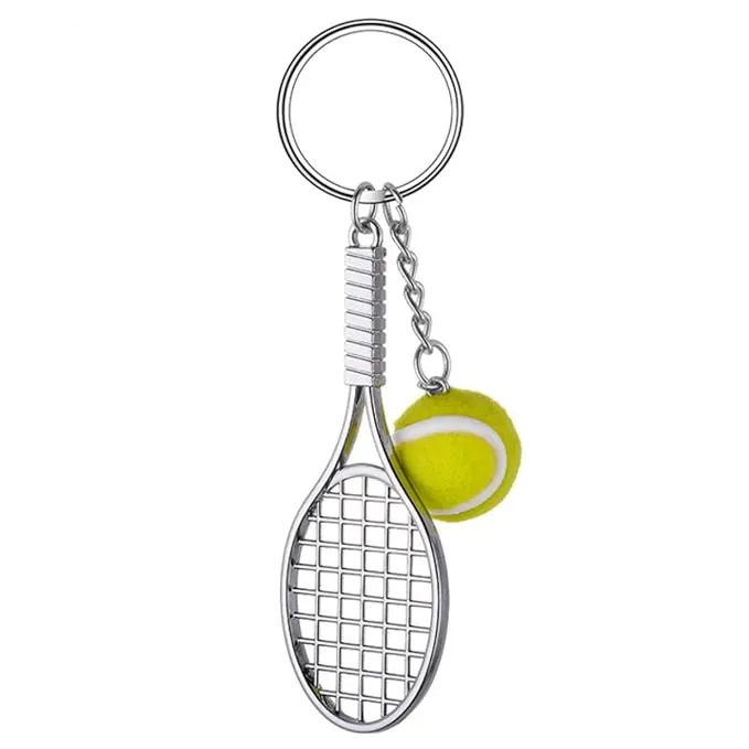 Premium Metal Tennis MODEL B | GREEN BALL | Keychain