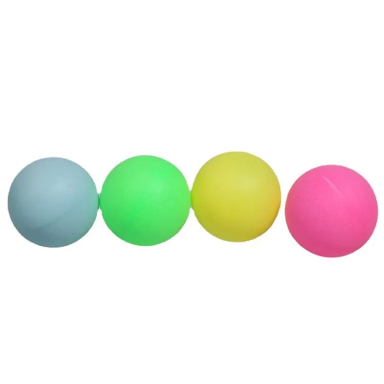 REGAIL 12pcs/box Colorful Plastic Table Tennis Balls(Red Yellow Blue Green)