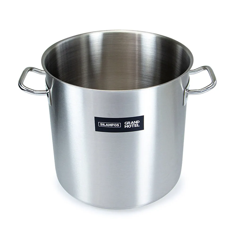 Silampos Stainless Steel 'Grand Hotel' Stockpot with lid 32cm (25L)