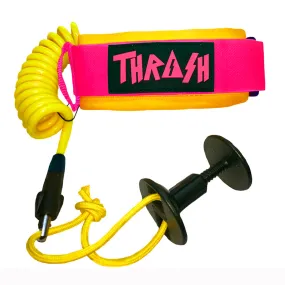 Thrash Bicep Leash Yellow Pink